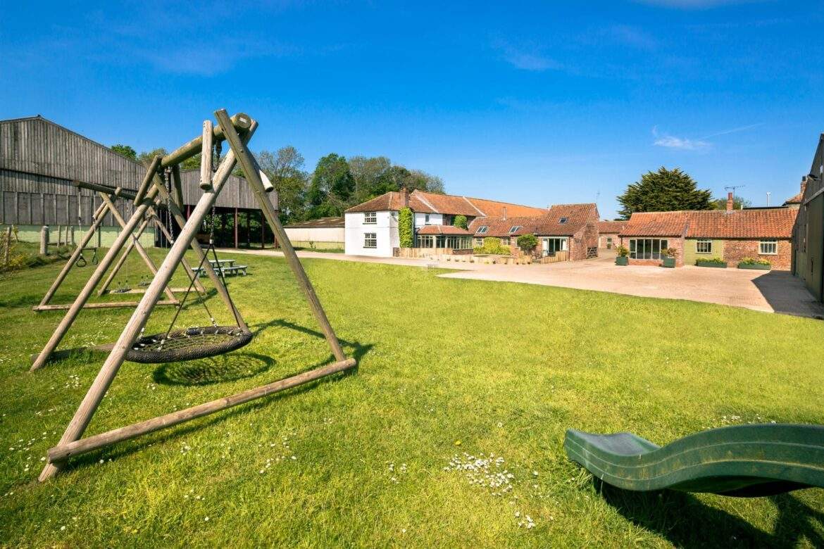 Cottages from playground Field House Field HouseCottages from playground