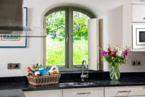 High Barn Hayloft kitchen window