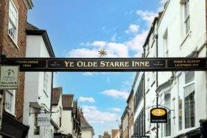 York pub signage