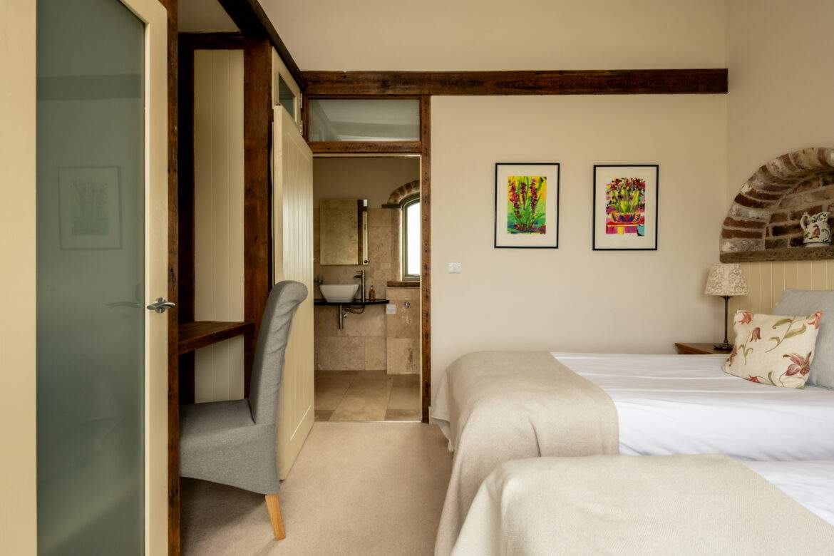_MAR0454 Cake House twin bedroom and wet room entrance