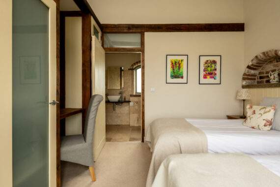 _MAR0454 Cake House twin bedroom and wet room entrance