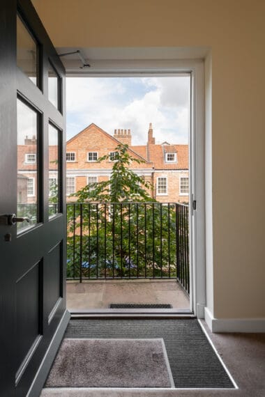 _MAR2677York Malt House  view from entrance  York Malt House Building front door entrance
