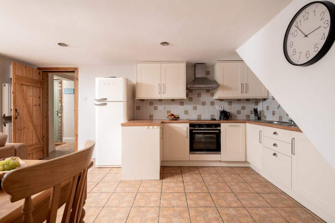 The Byre kitchen area The Byre kitchen area